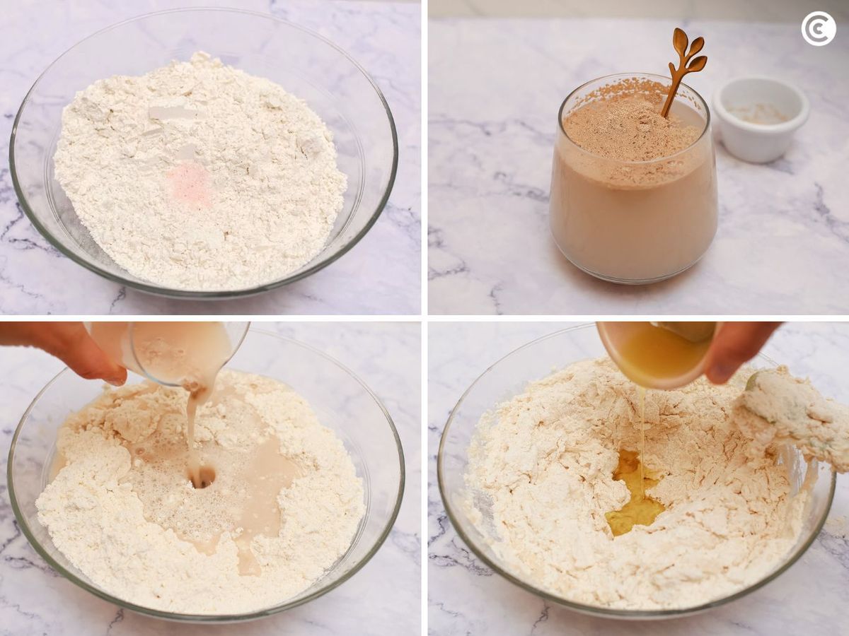 Preparar la masa de los panzerotti