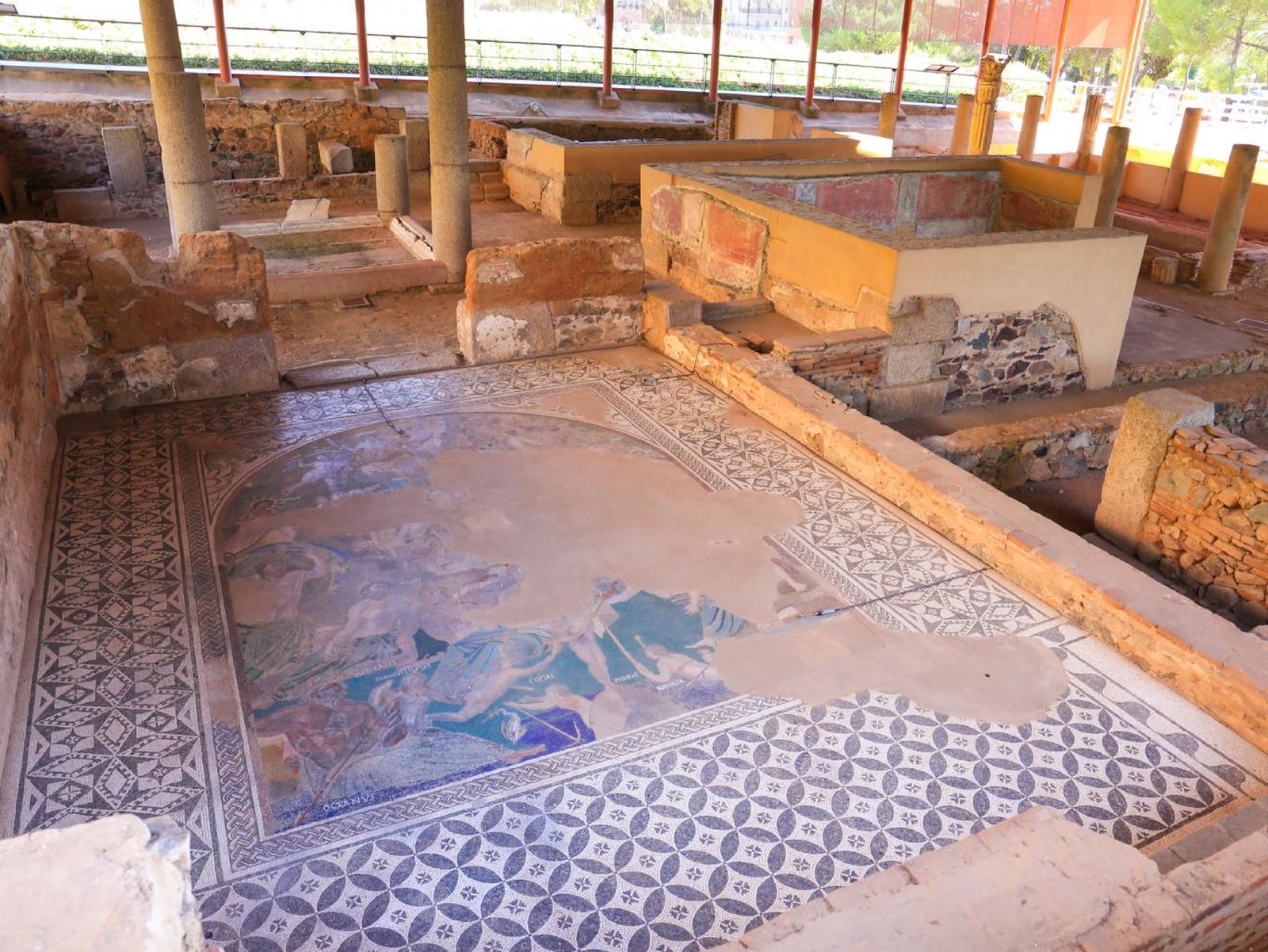Mosaicos romanos de Mérida (Extremadura). Mosaicos romanos de Mérida (Extremadura).