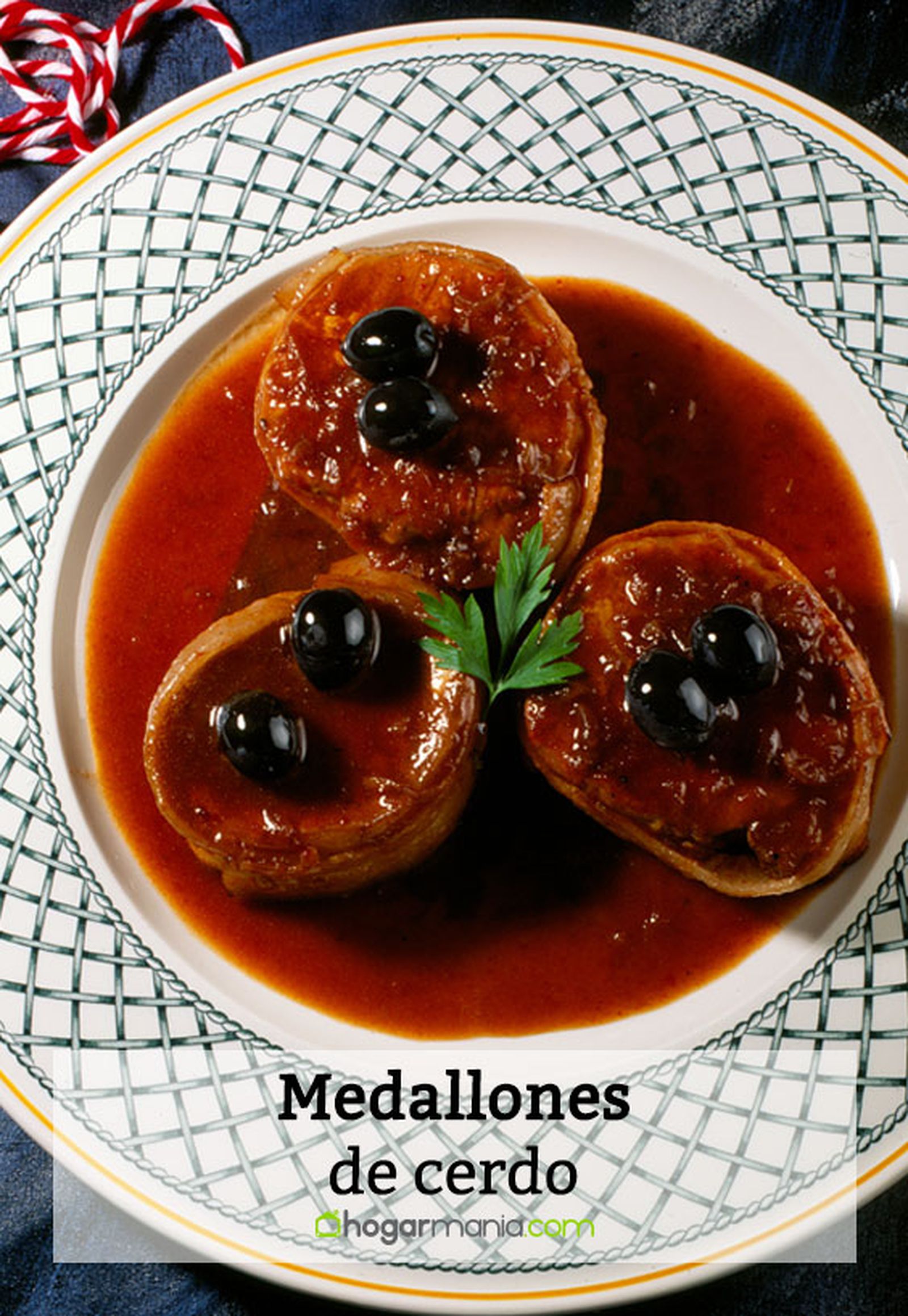 135 2 medallones cerdo pin