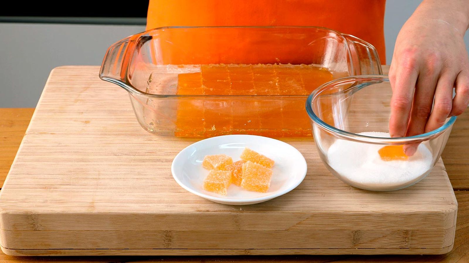 Receta de golosinas de naranja  paso 5