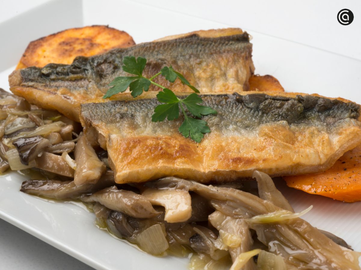 Ligero y nutritivo, un plato de mar y tierra con todo el sabor del otoño.