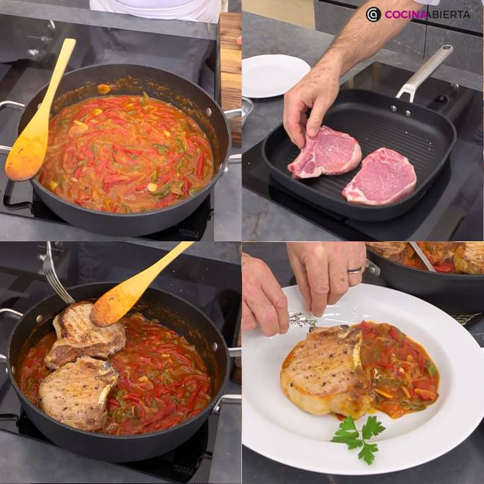 chuletas de cerdo a la riojana receta pasos chuletas de cerdo a la riojana receta pasos