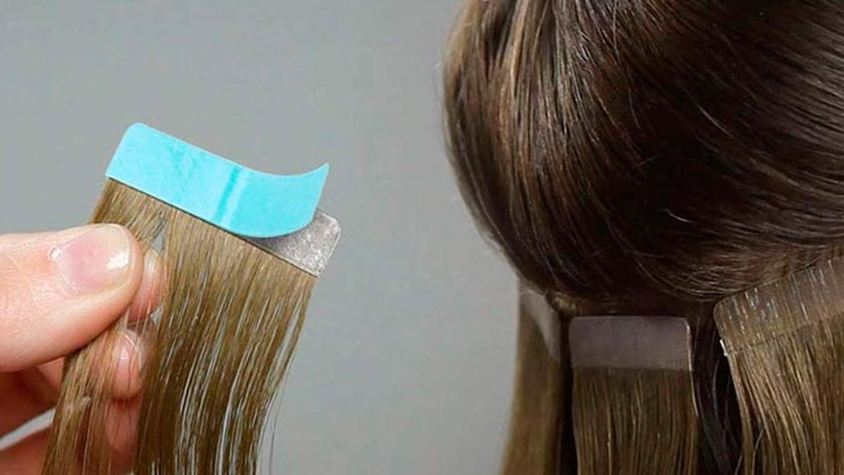 extensiones adhesivas como se ponen paso paso casa
