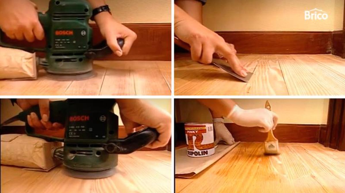 Pasos para quitar una mancha negra de humedad en la madera