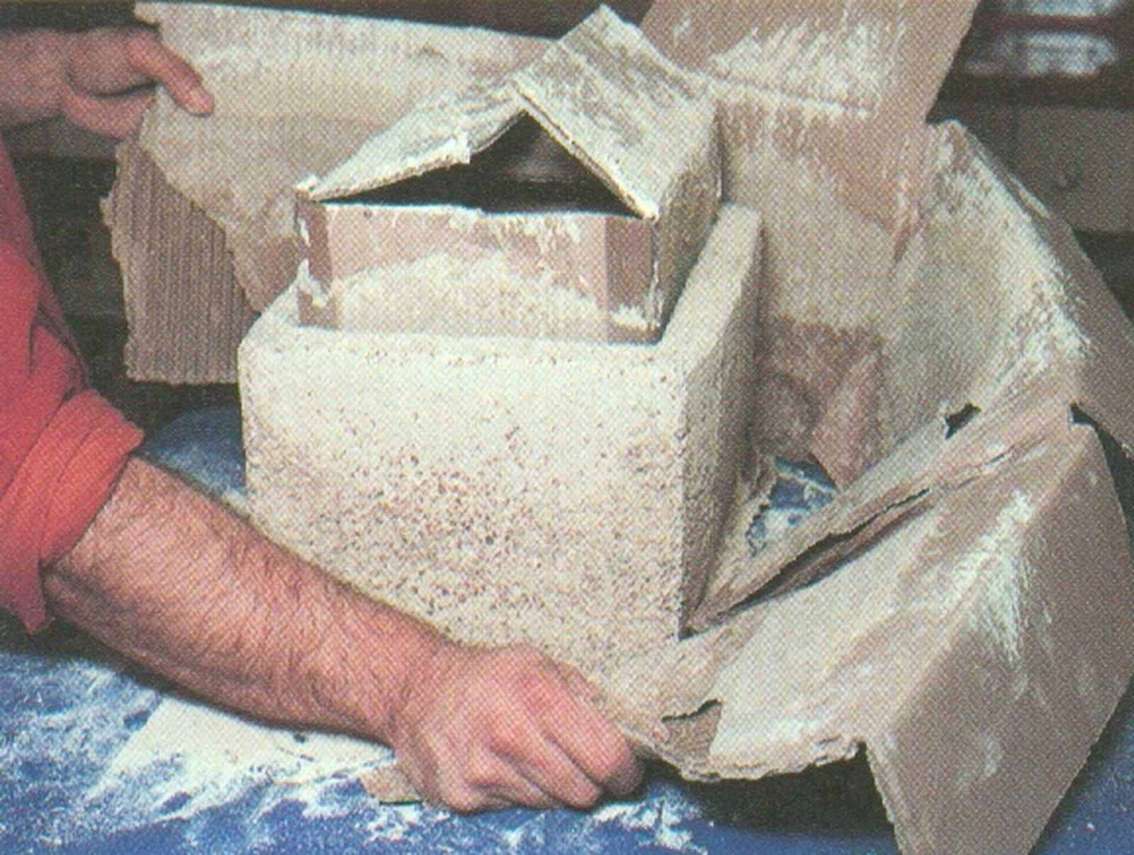 Hacer un macetero de hormigón paso 7 Hacer un macetero de hormigón paso 7