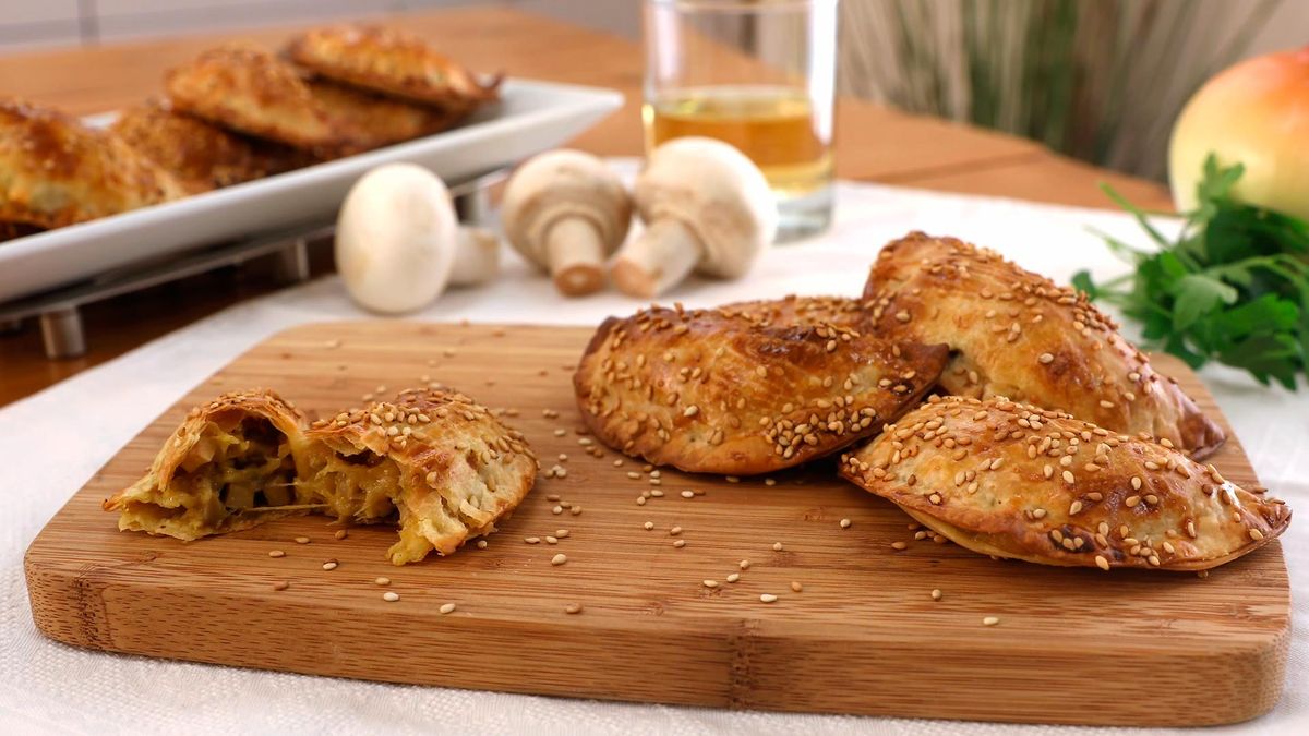 Empanadillas de calabacín al curry