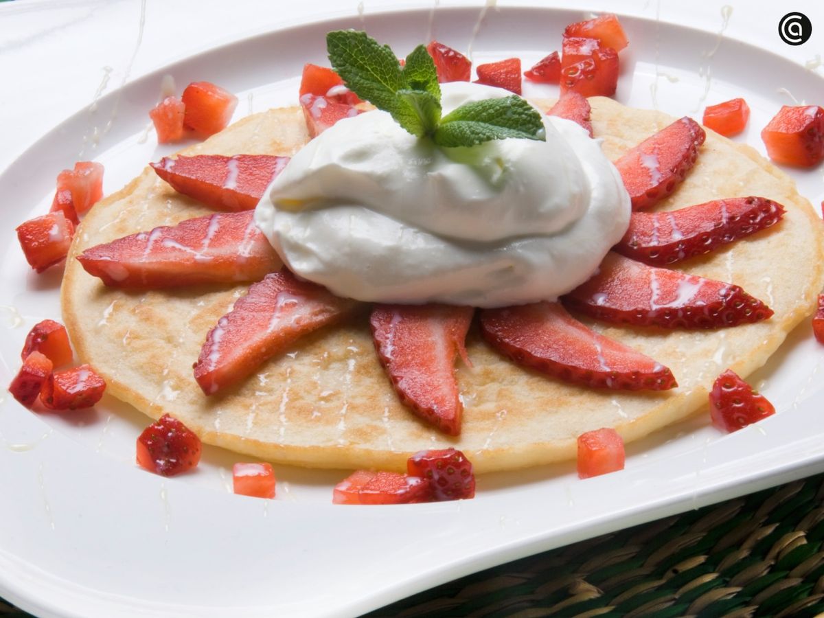 Puedes acompañar las tortitas de los ingredientes que más te gusten