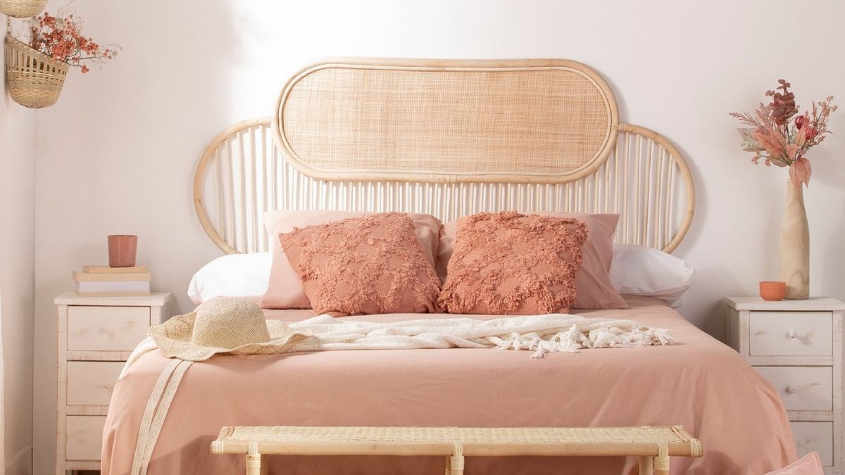 Cabecero de fibra natural