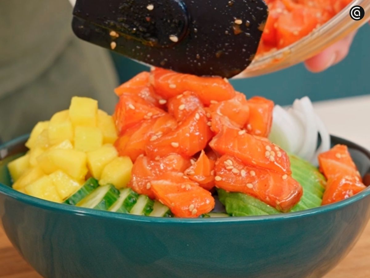 Poke de salmón - paso 4