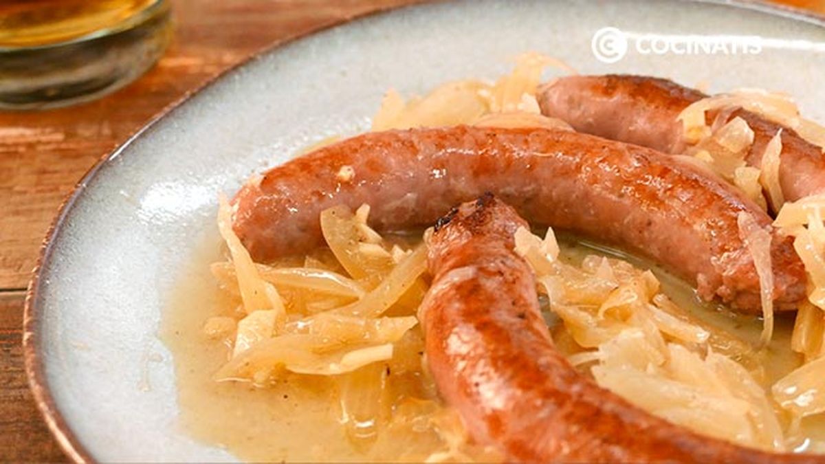 Receta de salchichas al vino blanco  paso 6