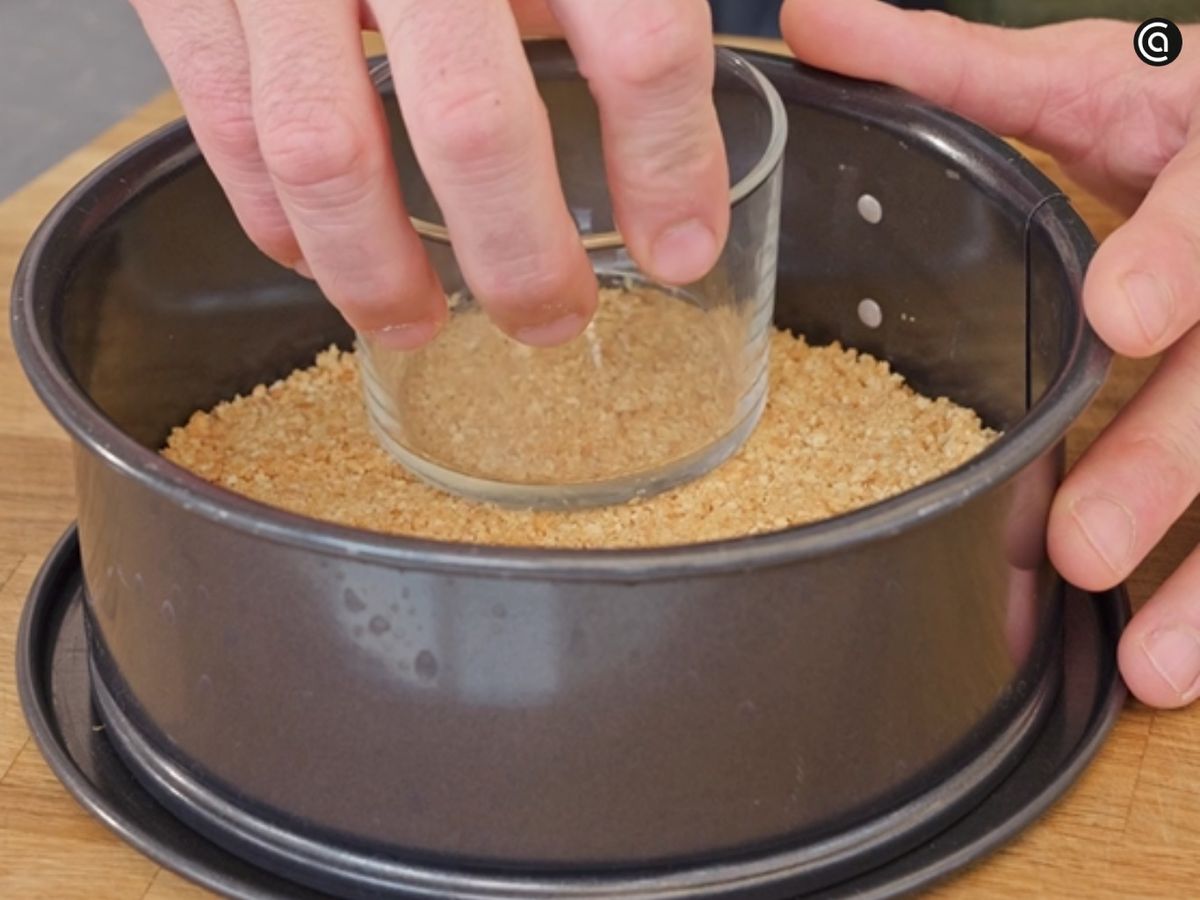 Tarta de queso fría - paso 1