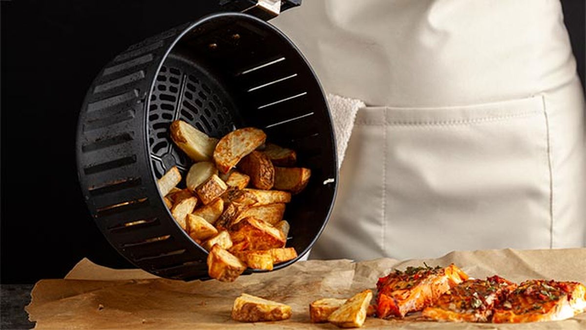 Freidoras de aire Amazon  Cómo funciona una freidora sin aceite