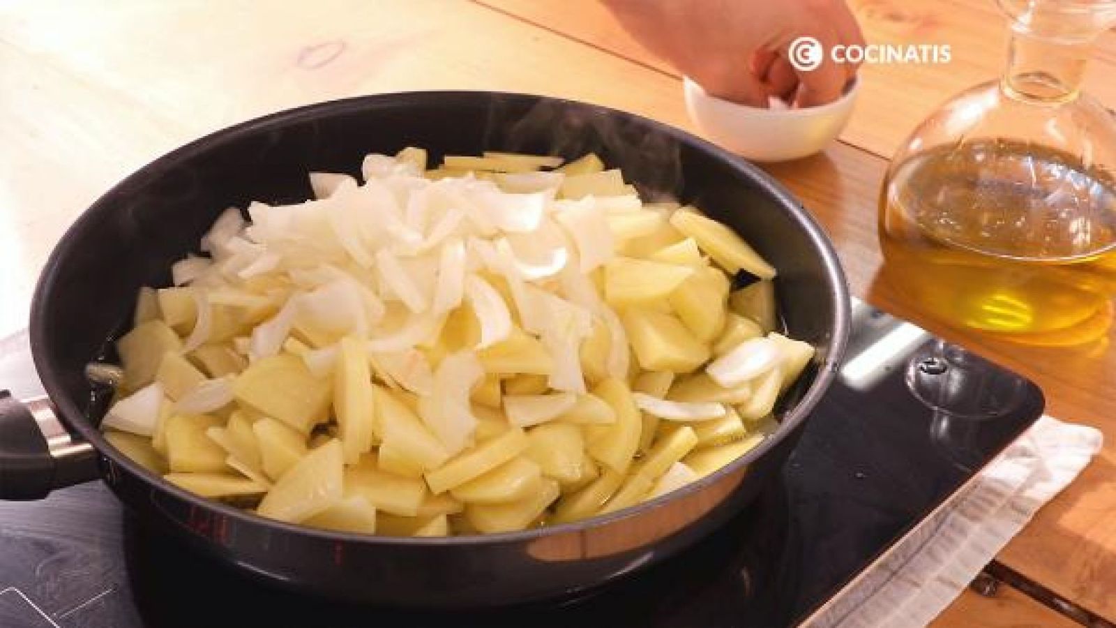 tortilla de patata vegana paso 1 tortilla de patata vegana paso 1