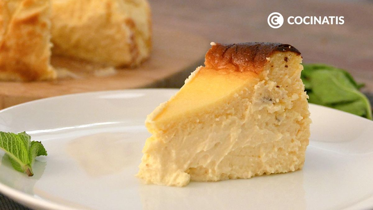Tarta de queso vasca La Viña