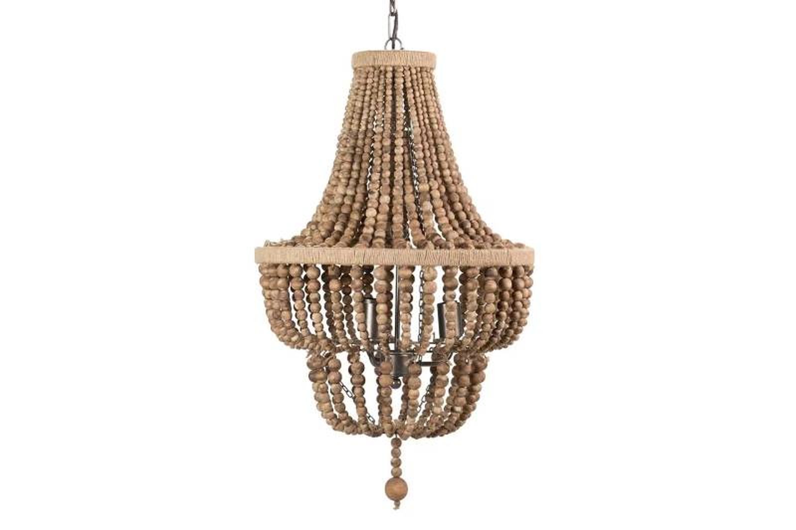Lámpara de lágrimas de madera Adda Home. Lámpara de lágrimas de madera Adda Home.