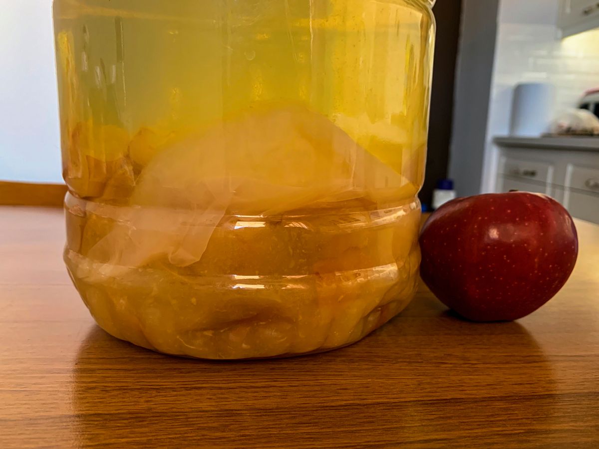 El vinagre de manzana sin filtrar conserva la ‘madre’, ese sedimento turbio que concentra probióticos y beneficios para la salud.