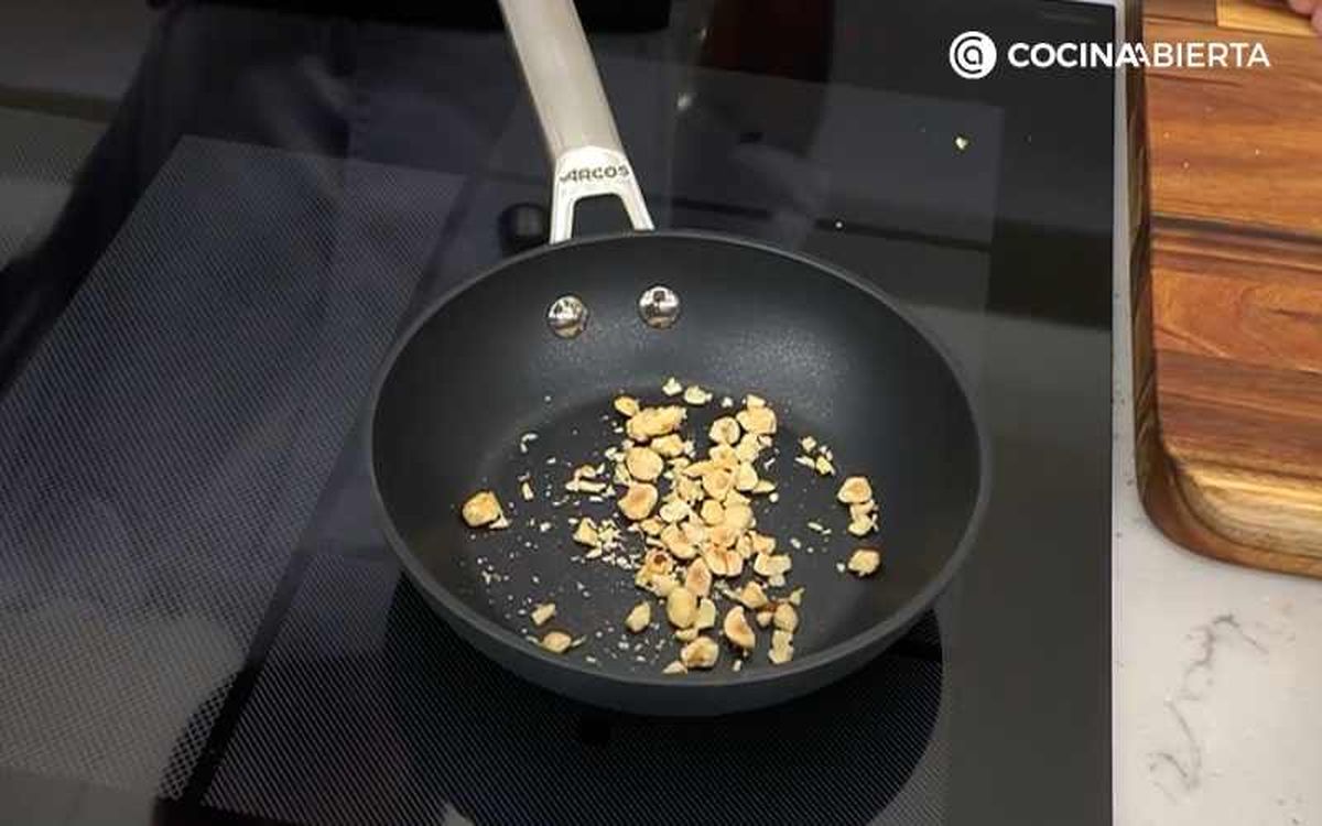 Tuesta las avellanas