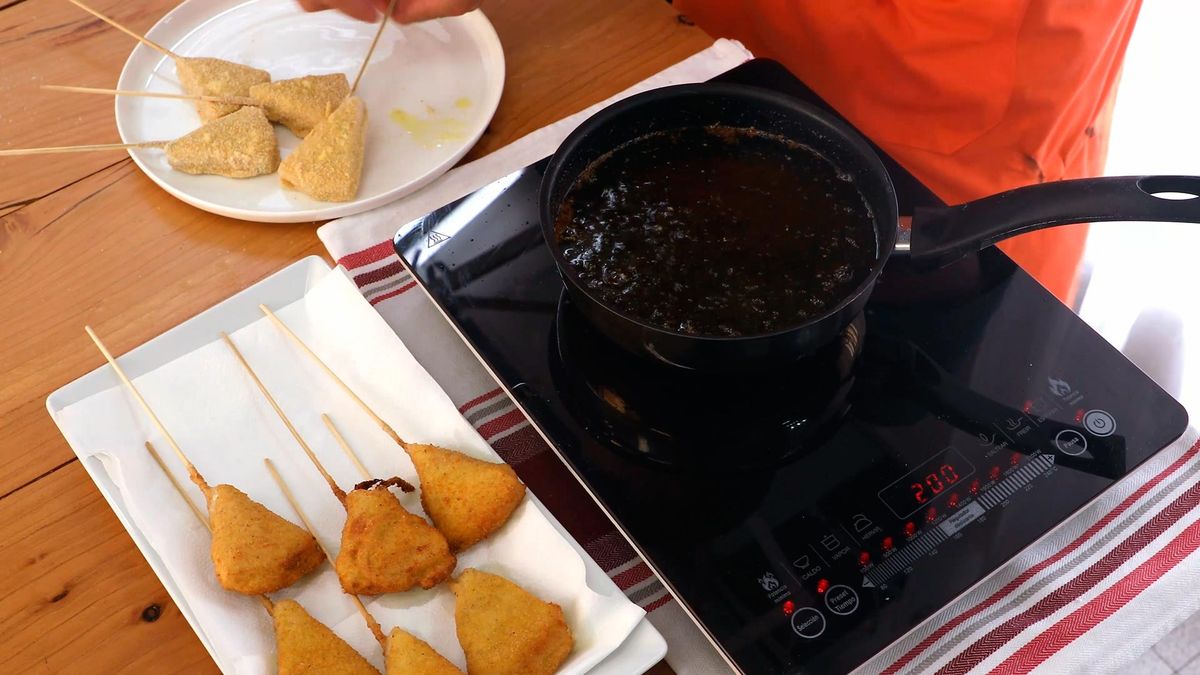 Recetas de piruletas de queso   paso 6