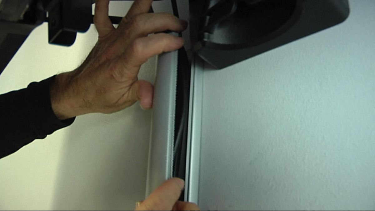 Canaleta para cables de televisión paso 6