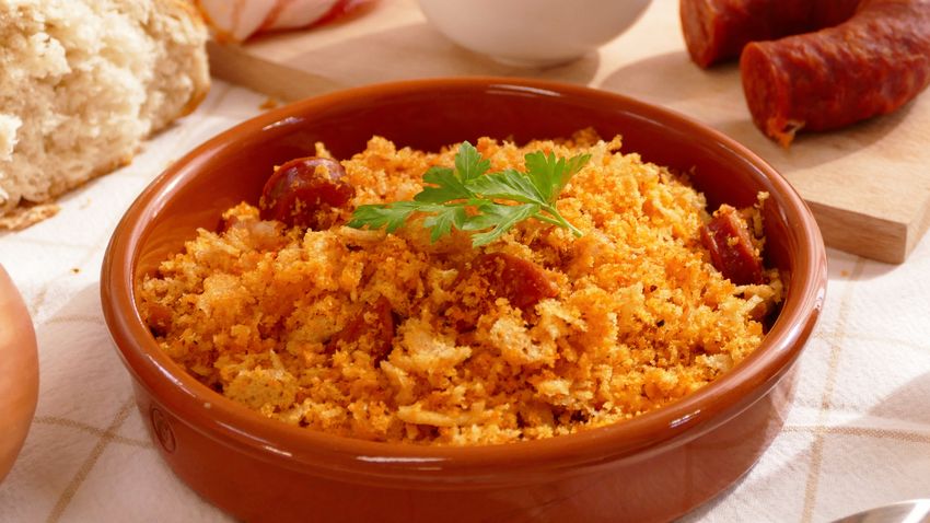 Receta de migas de pastor