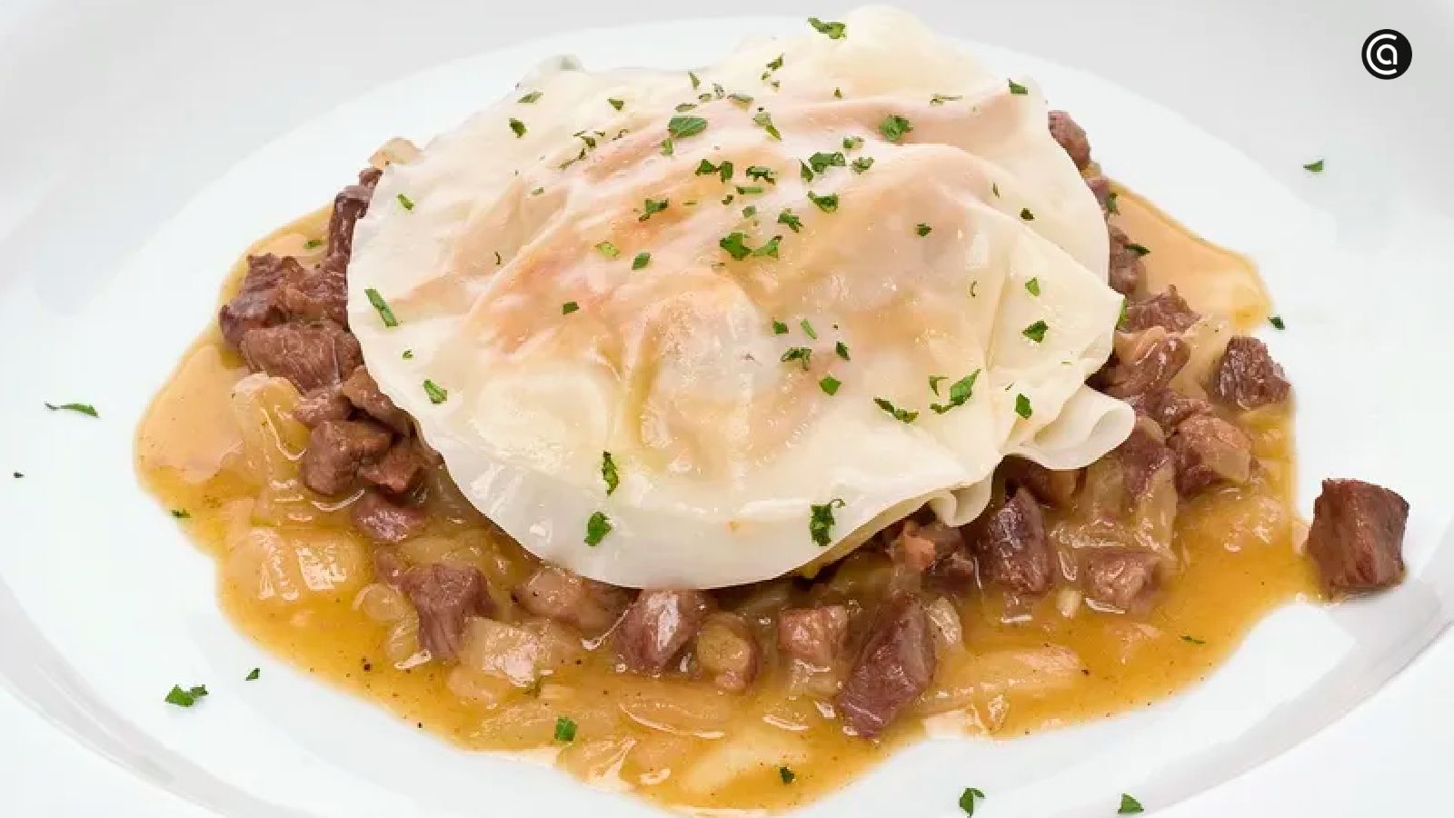 Raviolis de setas con salsa española, receta de Karlos Arguiñano
