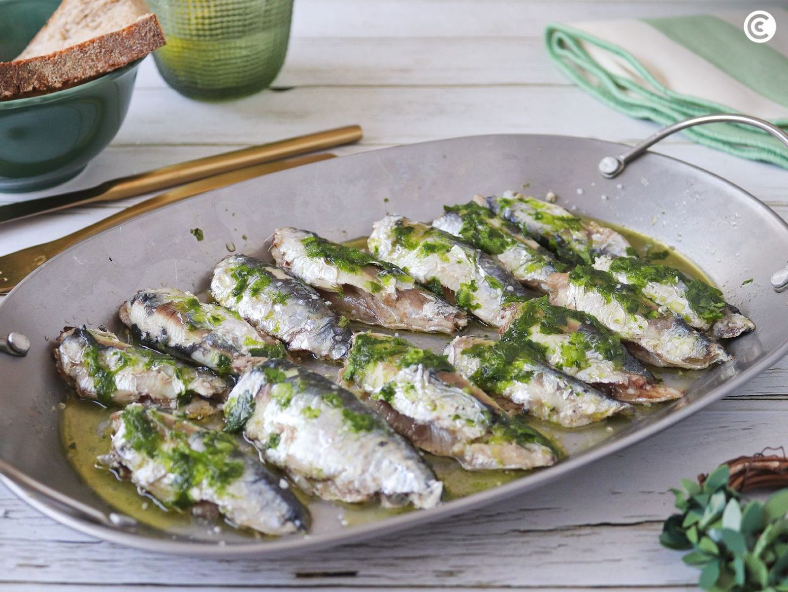 Sardinas al horno