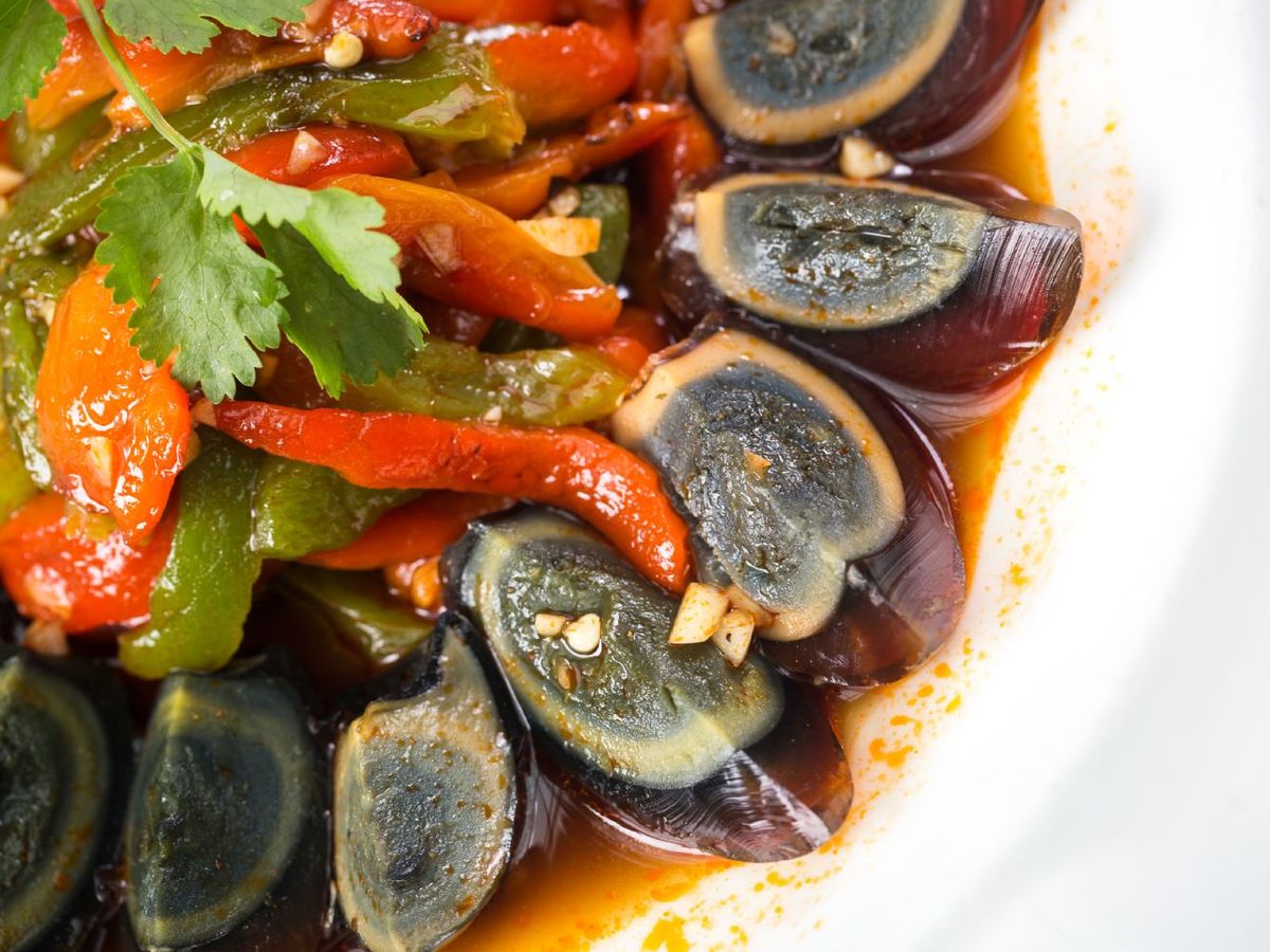 Huevos centenarios o milenarios chinos