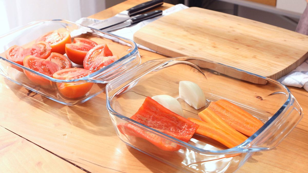 Sopa de tomate cremosa   Paso 1