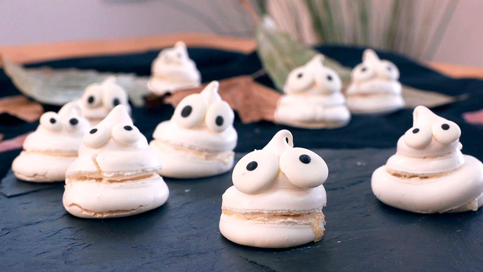 Fantasmas de merengue para Halloween