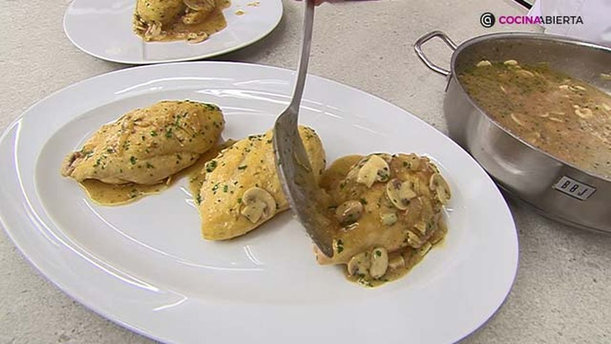 receta pollo marsala salsa champinones ka paso 6
