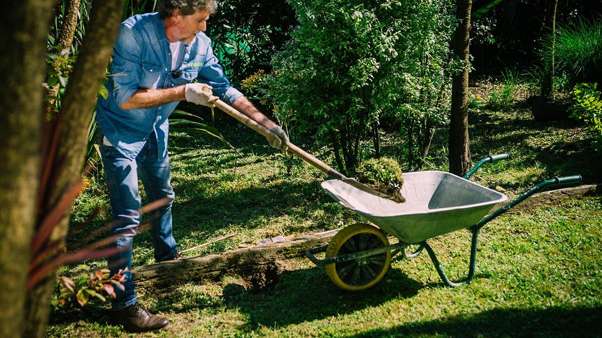Cómo hacer un cimiento de hormigón paso 3