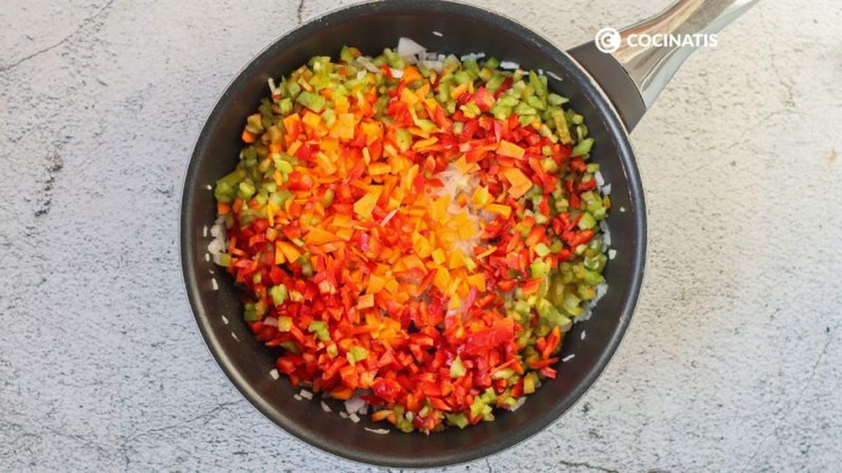 Sofreímos las verduras