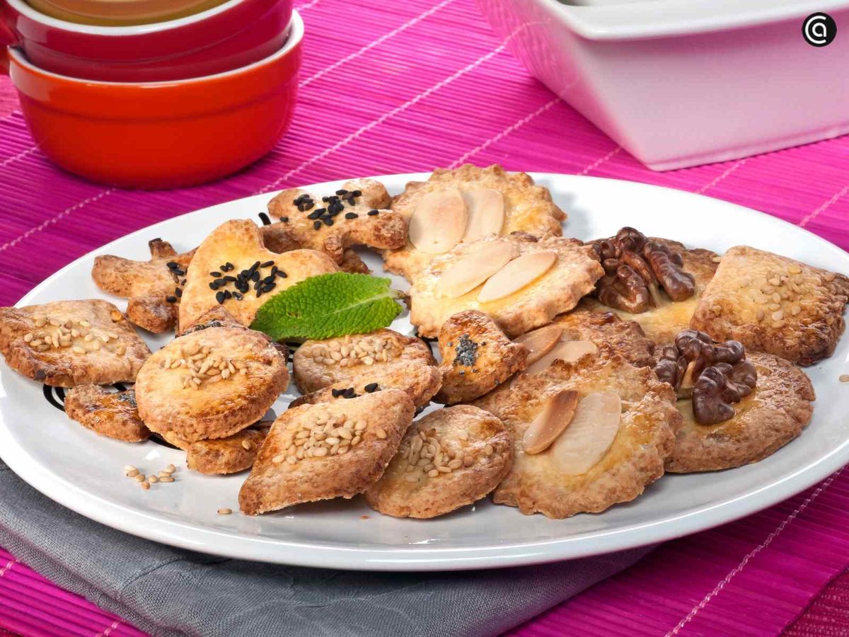 Galletas de nueces y almendras