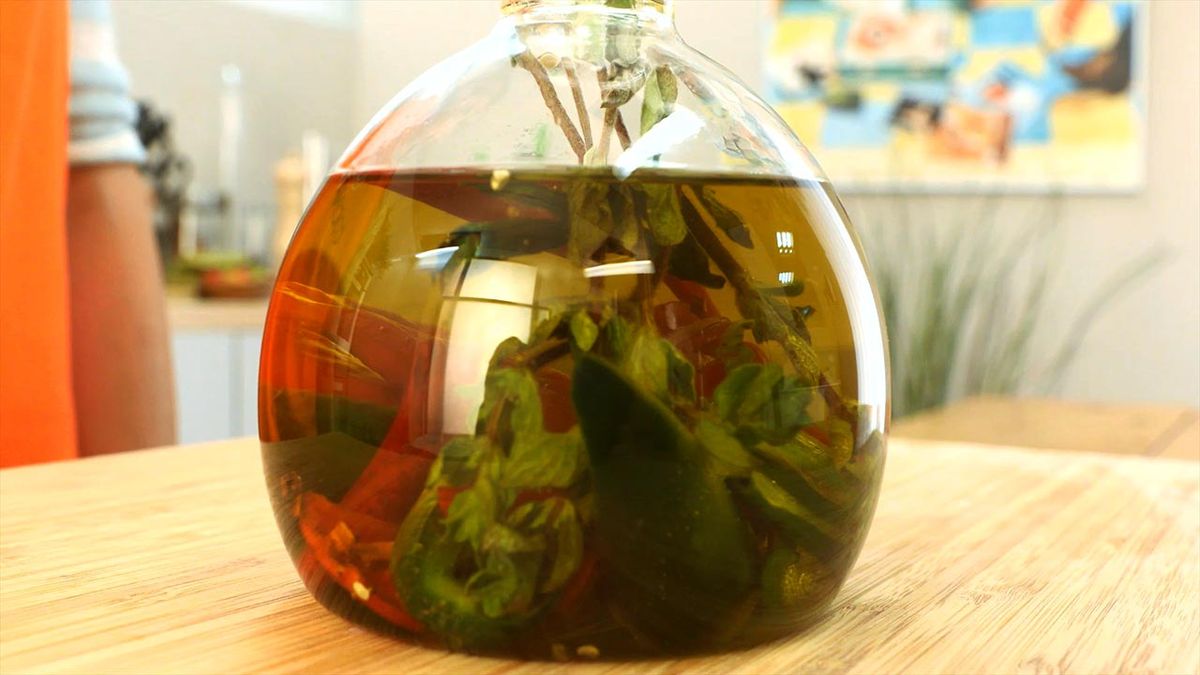 Receta de aceite picante  paso 3