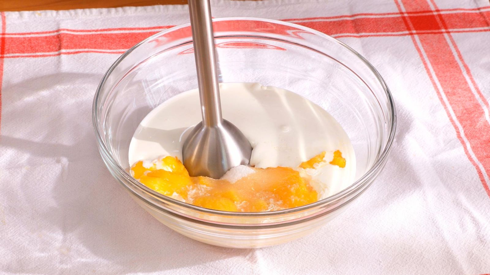 Receta de helado de mango paso 4 Receta de helado de mango paso 4