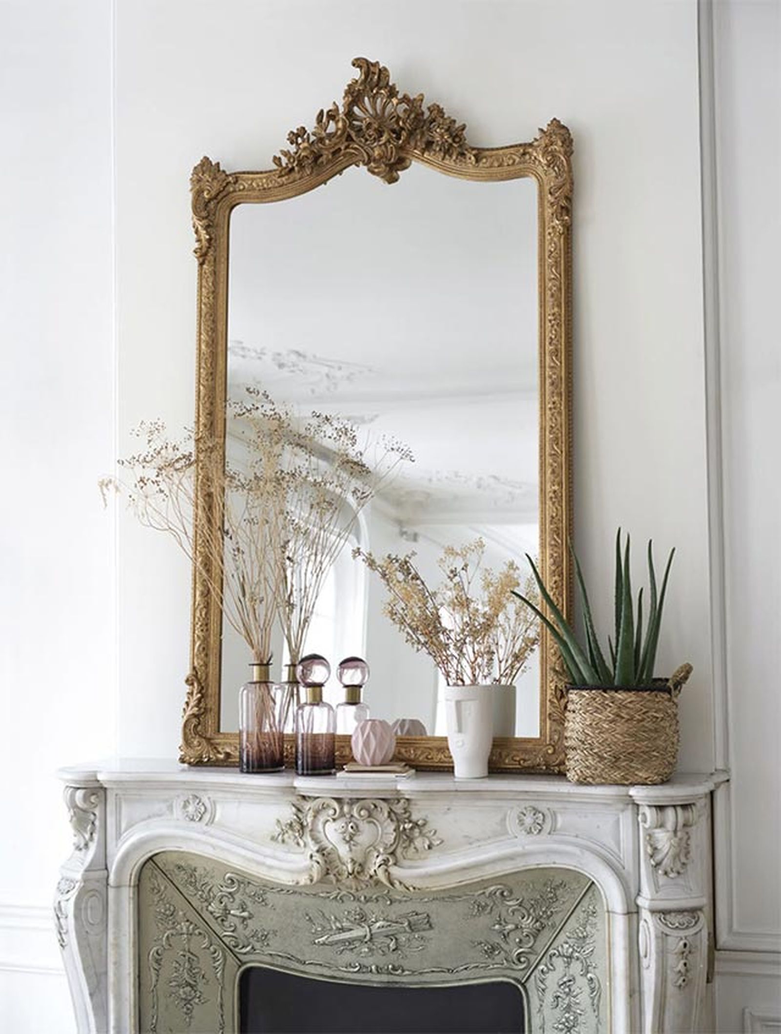 espejo dorado maisons du monde