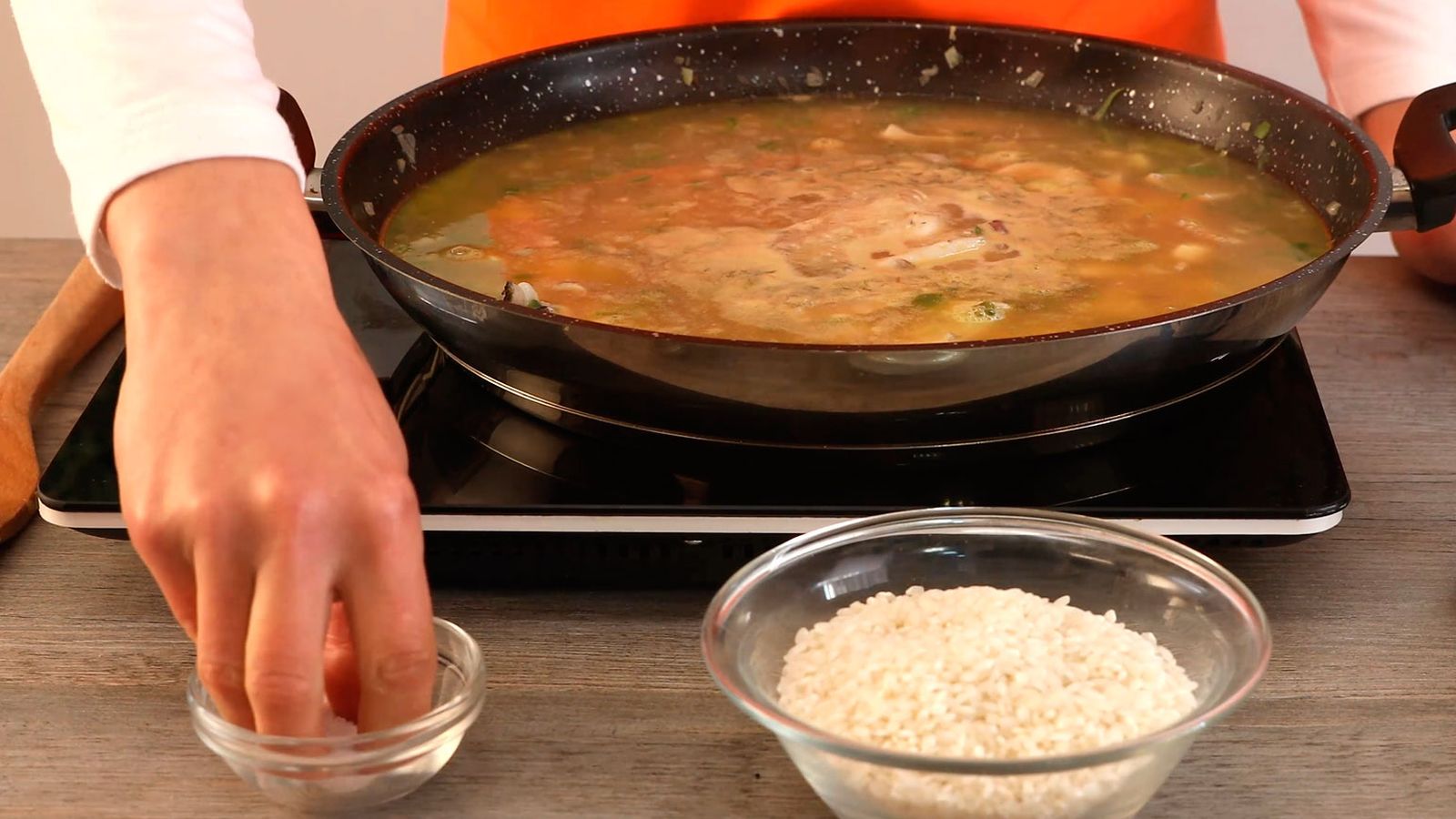 Receta de arroz con almejas paso 5 Receta de arroz con almejas paso 5