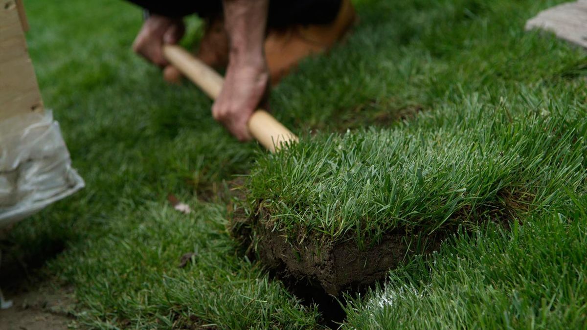 Hacer un sendero en el jardín con traviesas paso 4
