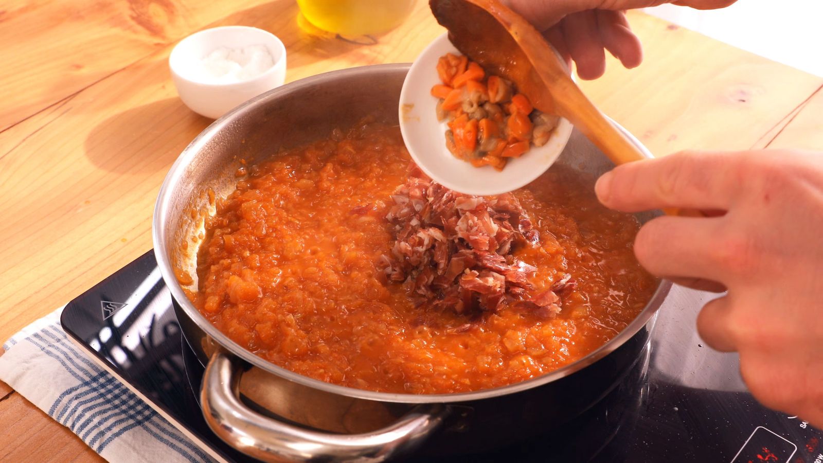 Vieiras gratinadas a la gallega paso 3 Vieiras gratinadas a la gallega paso 3