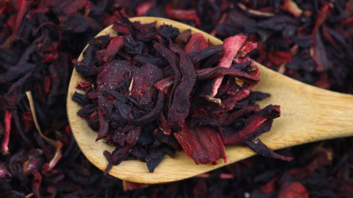 Flor de Jamaica seca