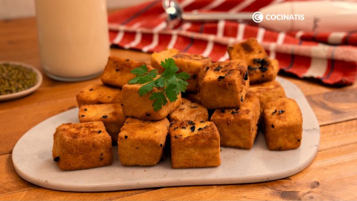 Croquetas de okara de soja y setas