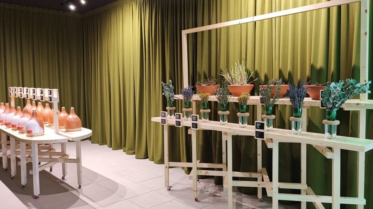 El espacio de los aromas ofrece una experiencia sensorial