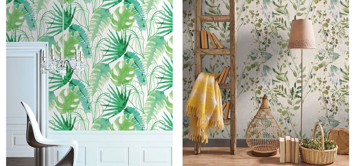 Estilo natural para decorar la casa   papel pintado