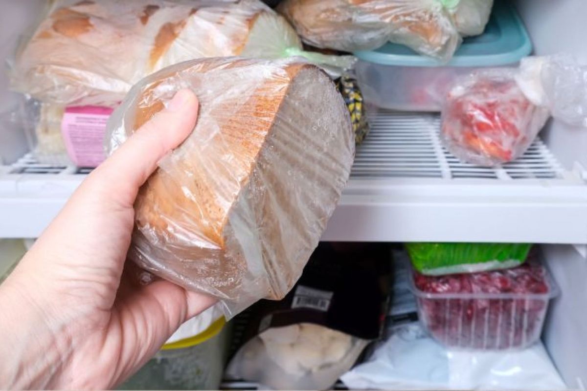 Congelar el pan en bolsas