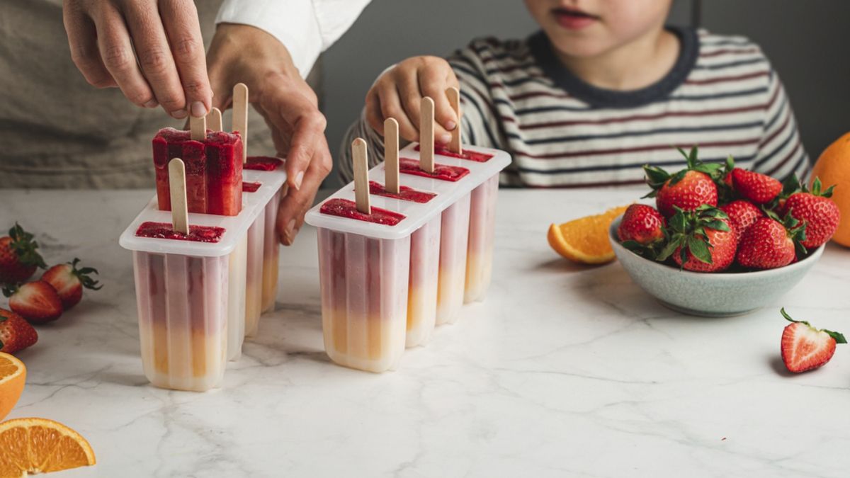 Los polos caseros son perfectos para los niños: saludables y fáciles de hacer