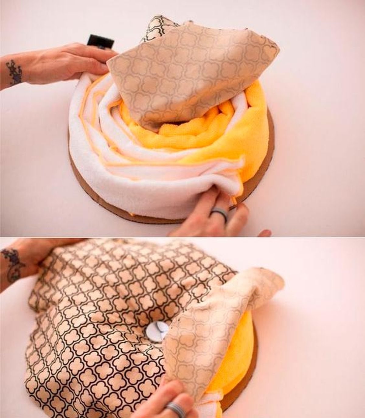 rascador casero carton gatos paso 6