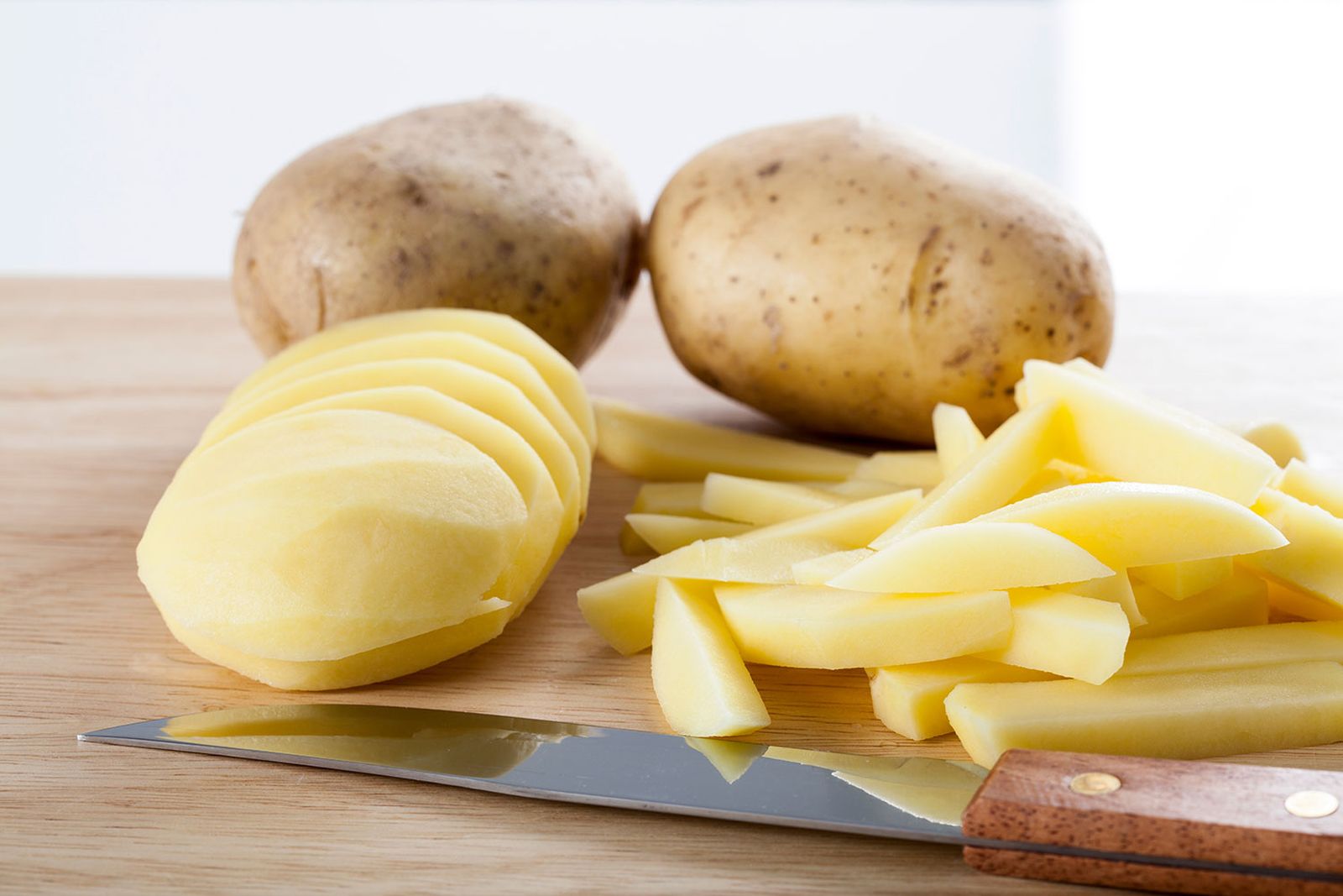 receta pelar cortar patata