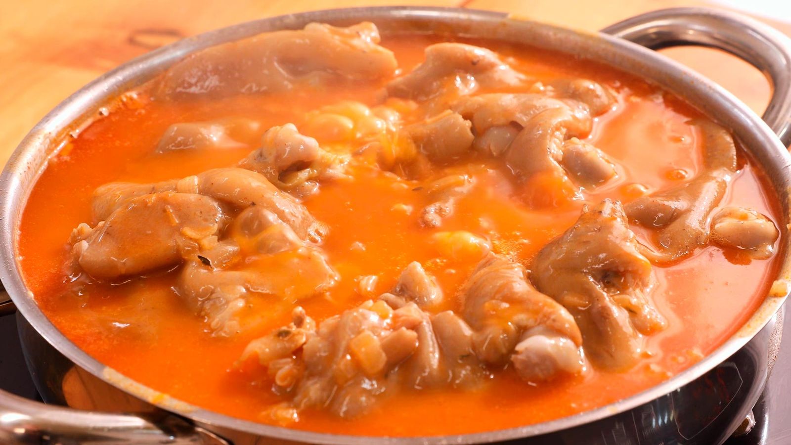 Manitas de cerdo en salsa Paso 6 Manitas de cerdo en salsa Paso 6