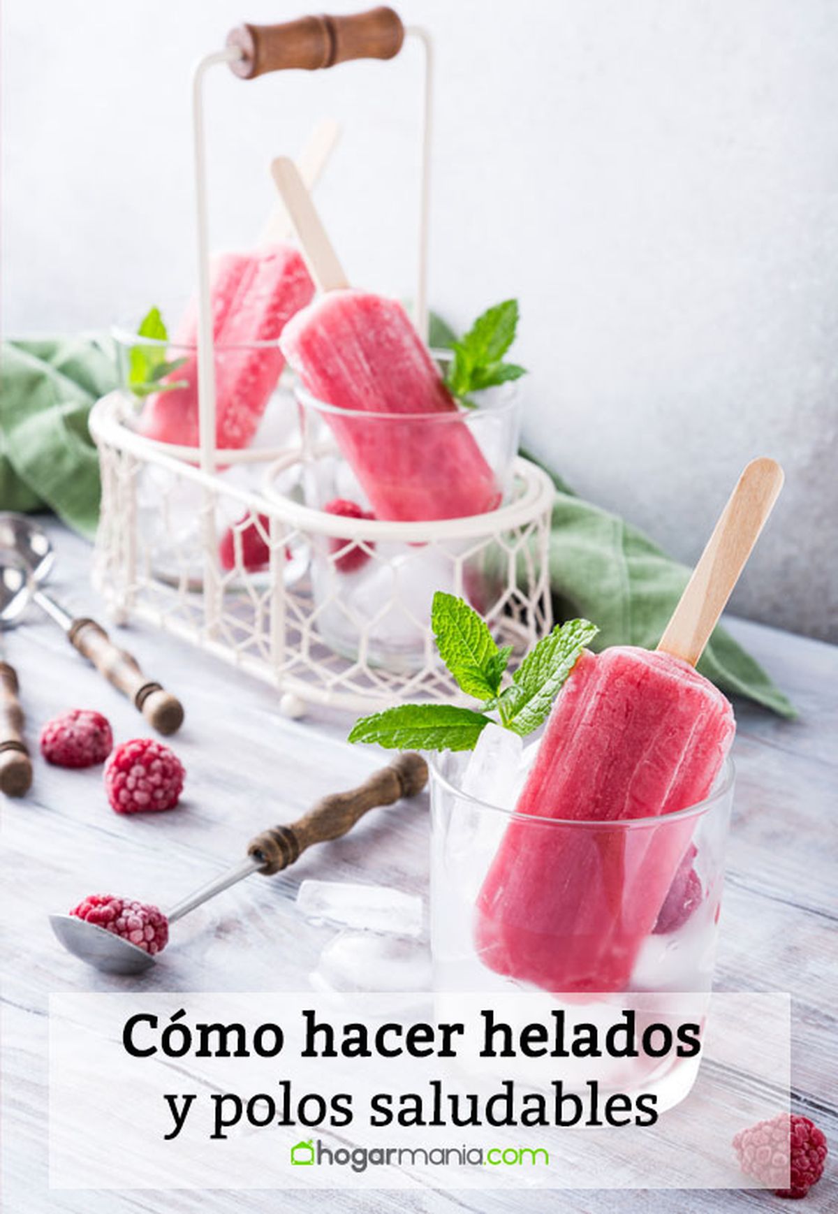 como hacer helados y polos saludables pin