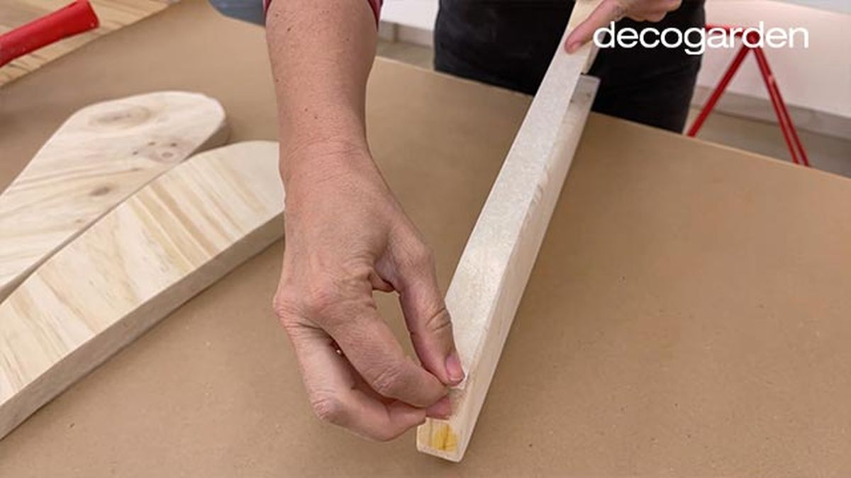 como hacer cuadro madera pared paso 7